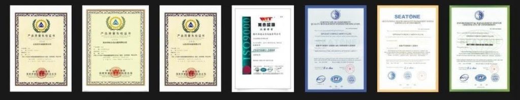 Giấy tờ chứng minh nguồn gốc xuất xứ, kiểm định chất lượng của TACOTECH